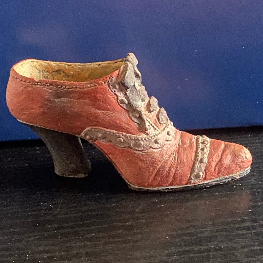 Collectible Cold Cast Porcelain Shoe Figurine